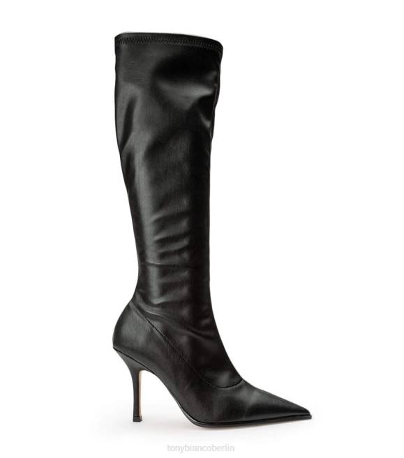 kniehohe Stiefel| de Tony Bianco Frauen Ritter-Kalbsstiefel schwarze Venezia 4624407